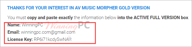 Av Music Morpher Gold License Code Free