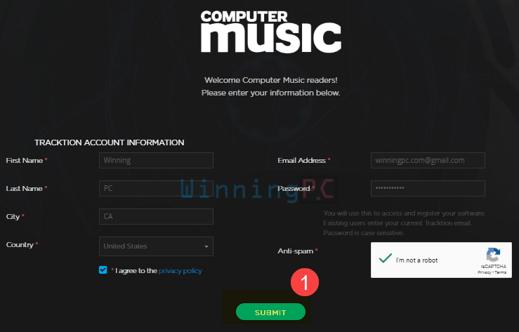 Giveaway Tracktion Waveform 10 Free License Step 1 Giveaway Tracktion Waveform 10 Free License Step 1