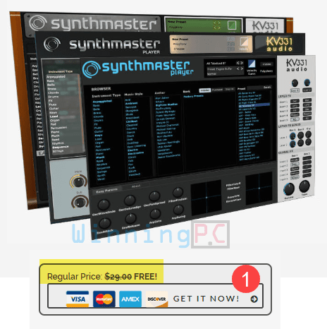 Giveaway Synthmaster Player Free License Key Step 1