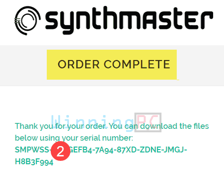 Giveaway Synthmaster Player Free License Key Step 2