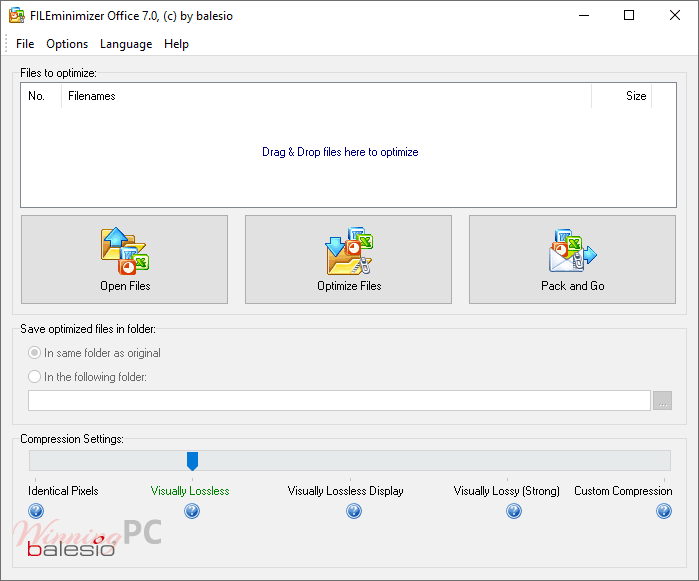 Fileminimizer Office Screenshot