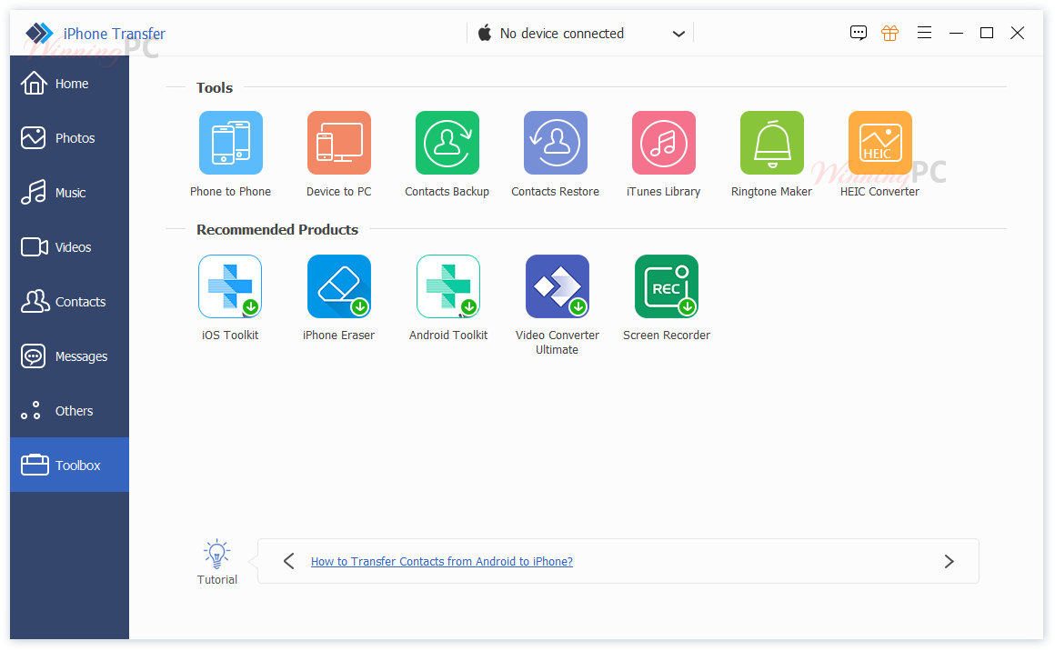 Apeaksoft Iphone Transfer Toolbox