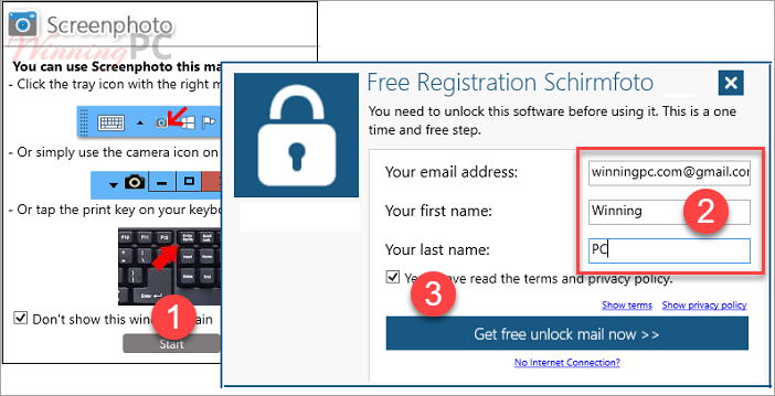 Abelssoft Screenphoto Register
