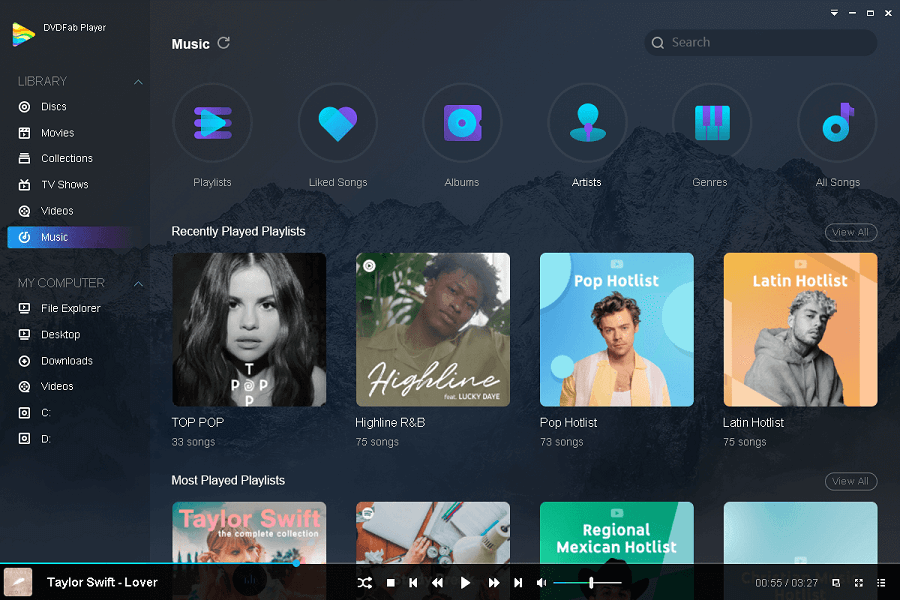 Dvdfab Player Screenshot