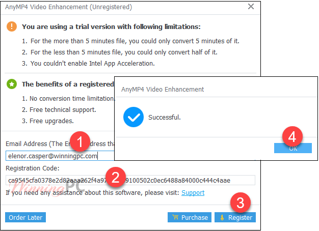 Anymp4 Video Enhancement Register