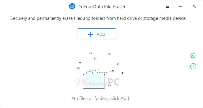 Doyourdata File Eraser For Windows Screenshot Doyourdata File Eraser For Windows Screenshot