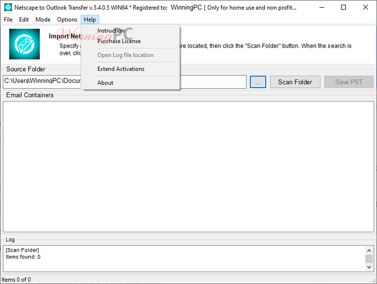 Netscape To Outlook Transfer Help