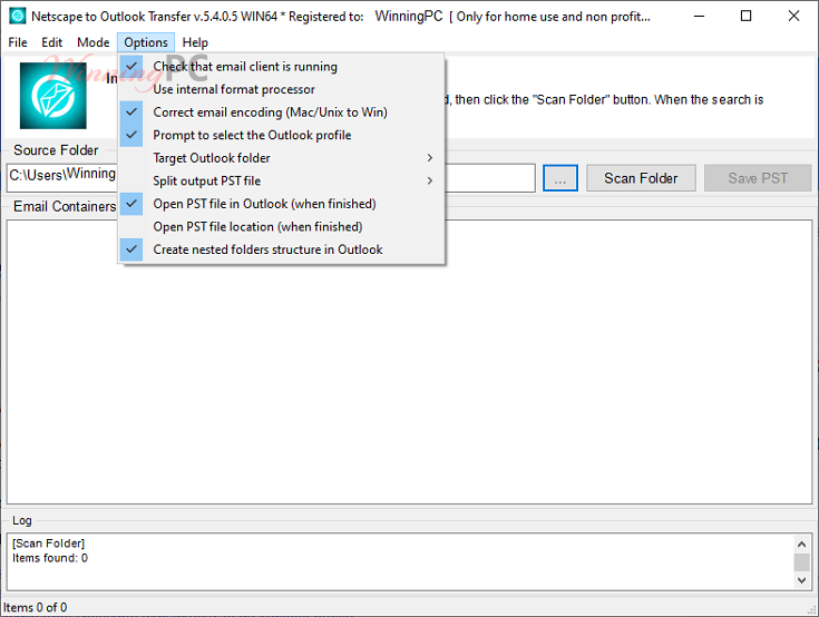 Netscape To Outlook Transfer Options