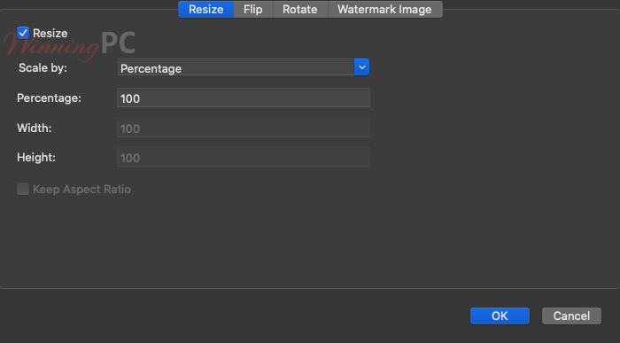 Pcwinsoft Power Image Converter Settings