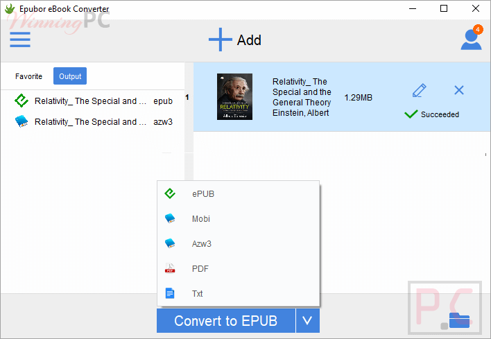 Epubor Ebook Converter Screenshot Convert Epubor Ebook Converter Screenshot Convert