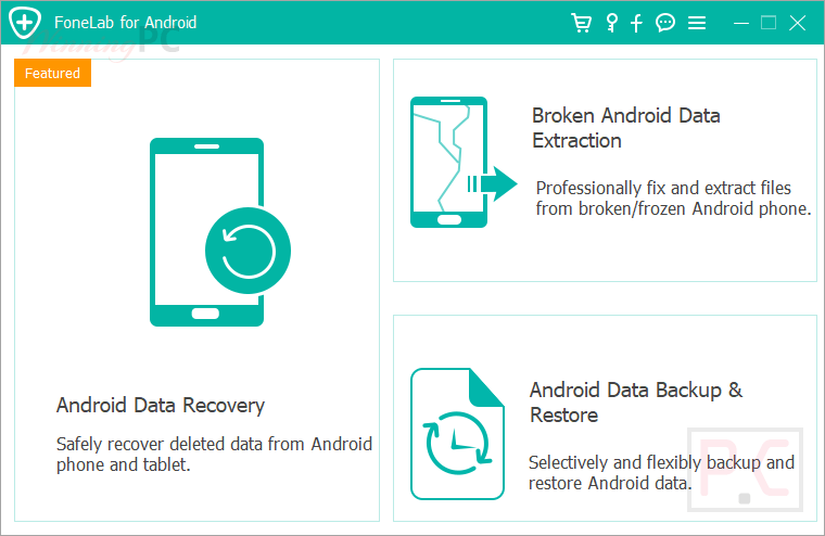 Fonelab For Android Screenshot
