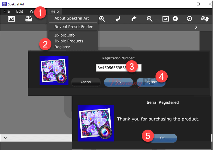 Jixipix Spektrel Art Register