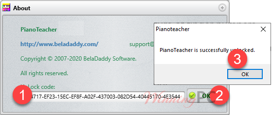 Pianoteacher Register