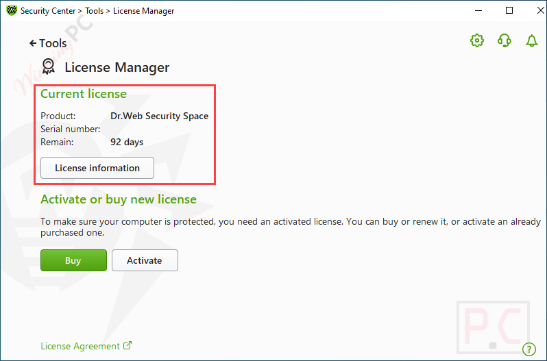 License Manager Dr Web Security Space License Manager Dr Web Security Space