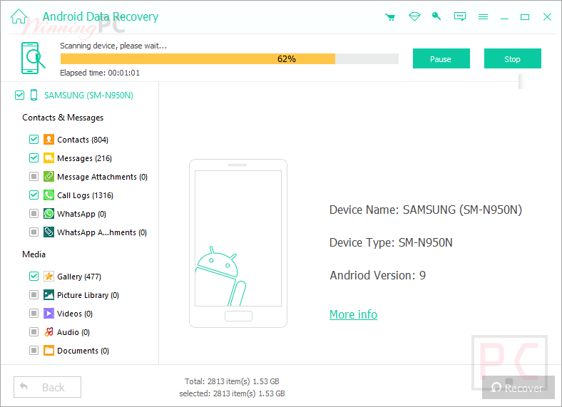 Apeaksoft Android Data Recovery Scanning Files Apeaksoft Android Data Recovery Scanning Files