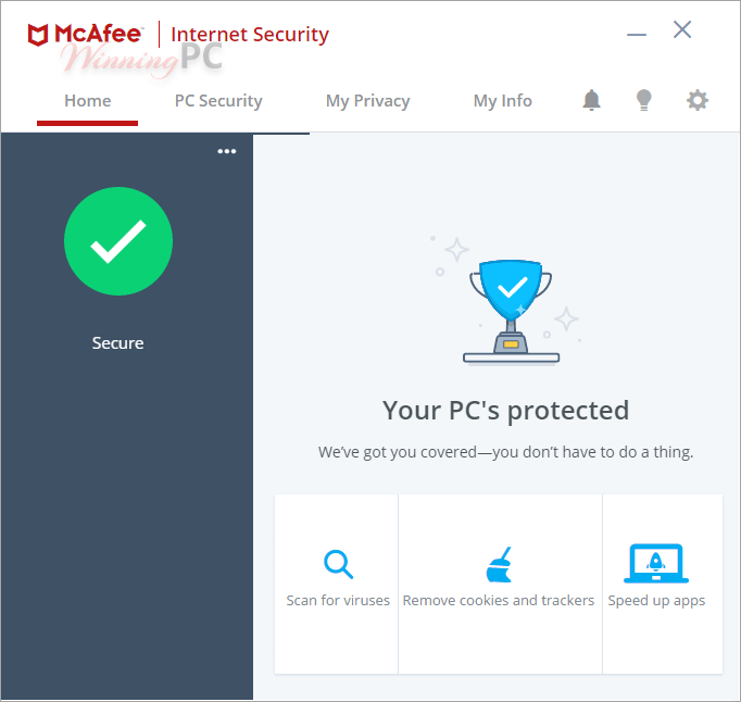 Mcafee Internet Security Screenshot