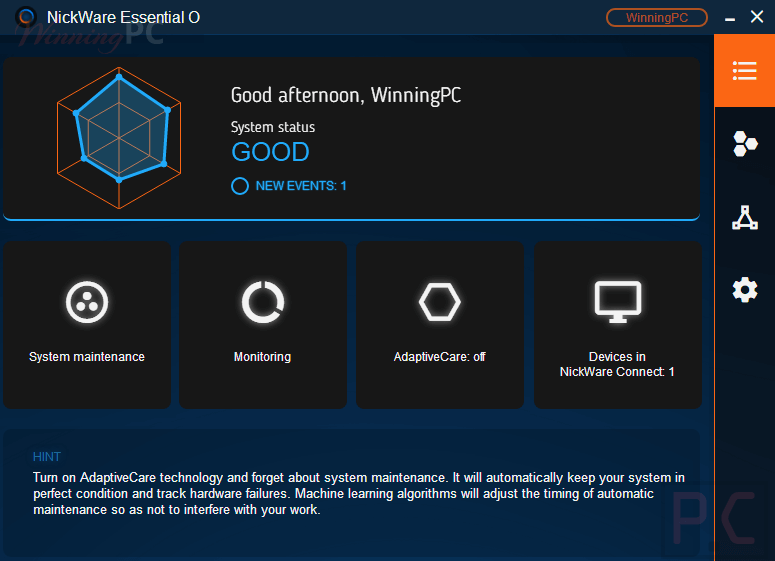 Nickware Essential O Screenshot Nickware Essential O Screenshot