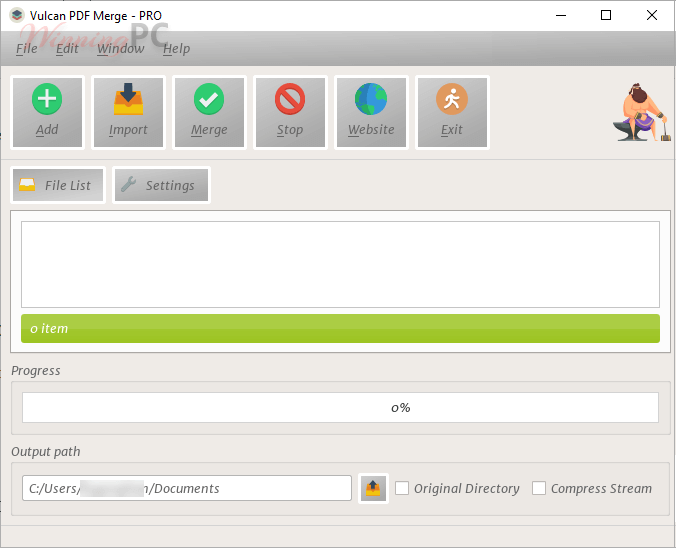 Vulcan Pdf Merge Pro Screenshot