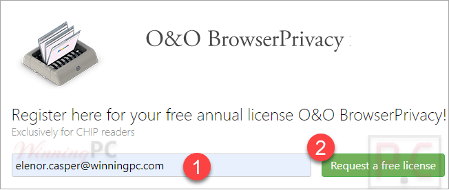 O&Amp;O Browserprivacy Professional Giveaway Page