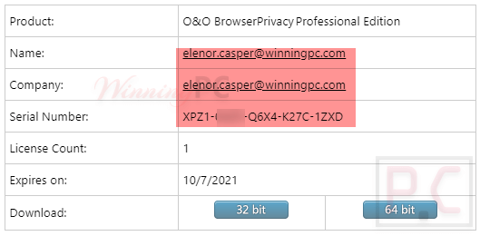 O&Amp;O Browserprivacy Professional Serial Number