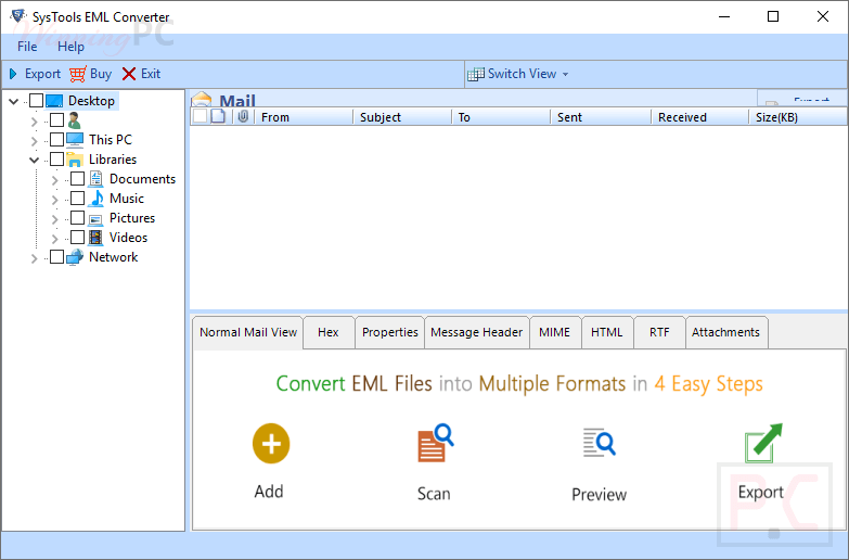 Systools Eml Converter Screenshot Systools Eml Converter Screenshot