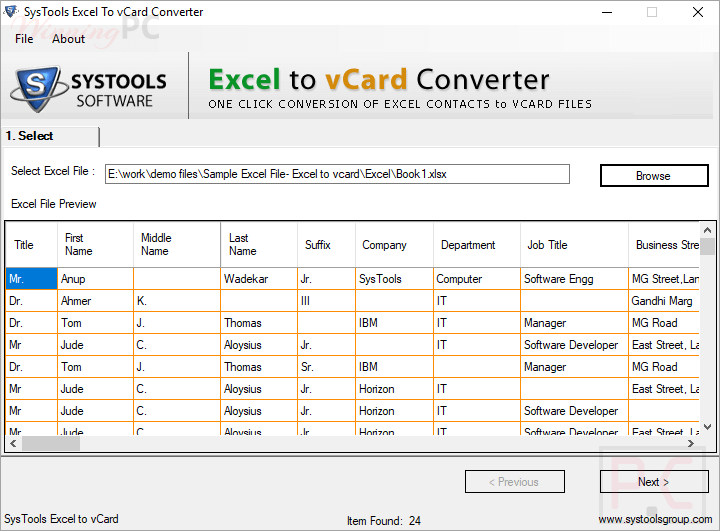 Systools Excel To Vcard Converter Select Excel File Systools Excel To Vcard Converter Select Excel File