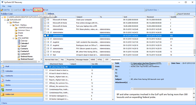 Systools Ost Recovery Save Recovery Files