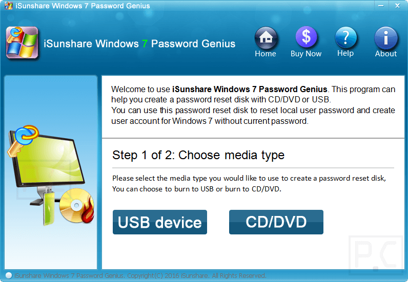 Isunshare Windows 7 Password Genius Screenshot Isunshare Windows 7 Password Genius Screenshot