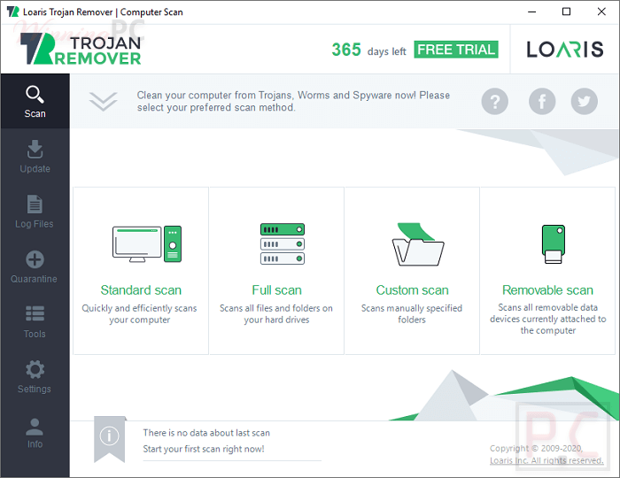 Loaris Trojan Remover Screenshot
