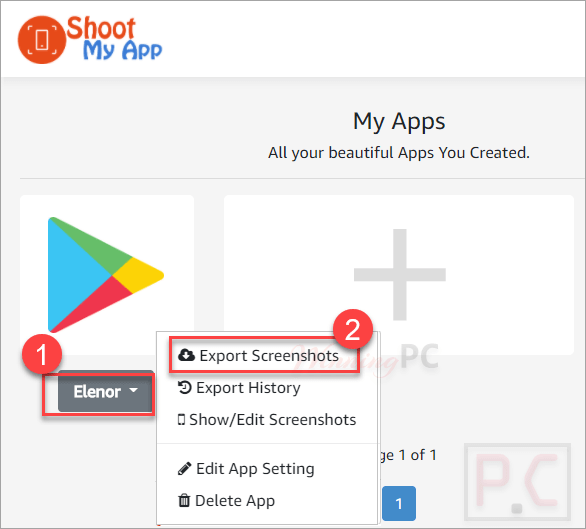 Shoot My App Shoot My App Export