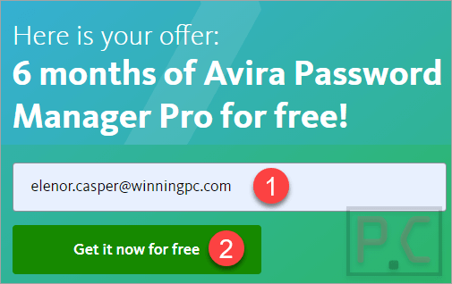 Avira Password Manager Pro Giveaway Page Avira Password Manager Pro Giveaway Page