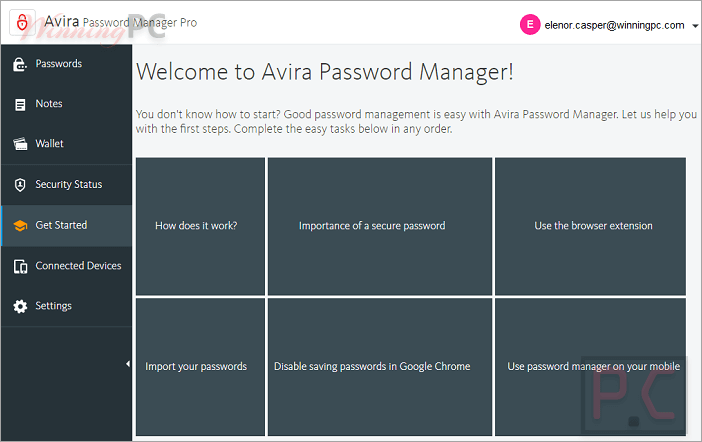 Avira Password Manager Pro Screnshot Avira Password Manager Pro Screnshot