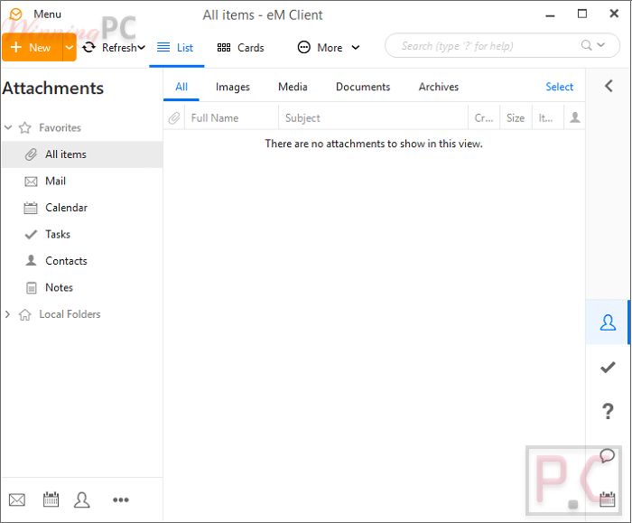Em Client Pro Screenshot Em Client Pro Screenshot