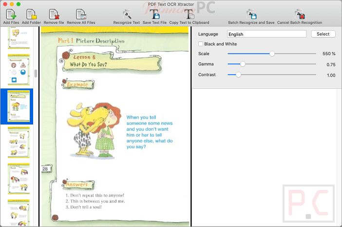 Pdf Text Ocr Xtractor Screenshot Pdf Text Ocr Xtractor Screenshot