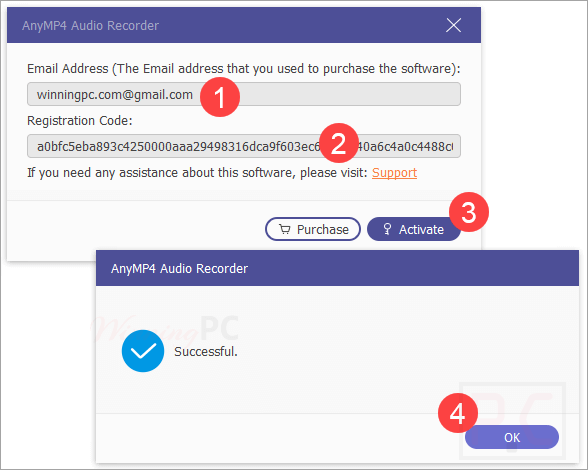 Anymp4 Audio Recorder Free Registration Giveaway Code