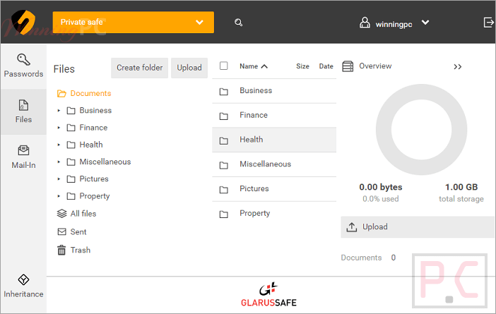 Securesafe Password Manager Screenshot