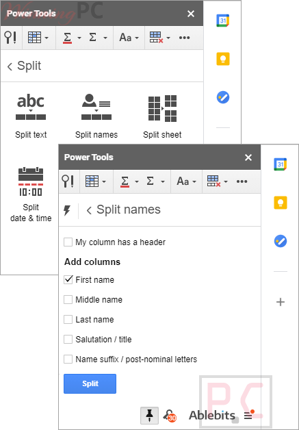 Split Tools Add On For Google Sheets Split Tools Add On For Google Sheets