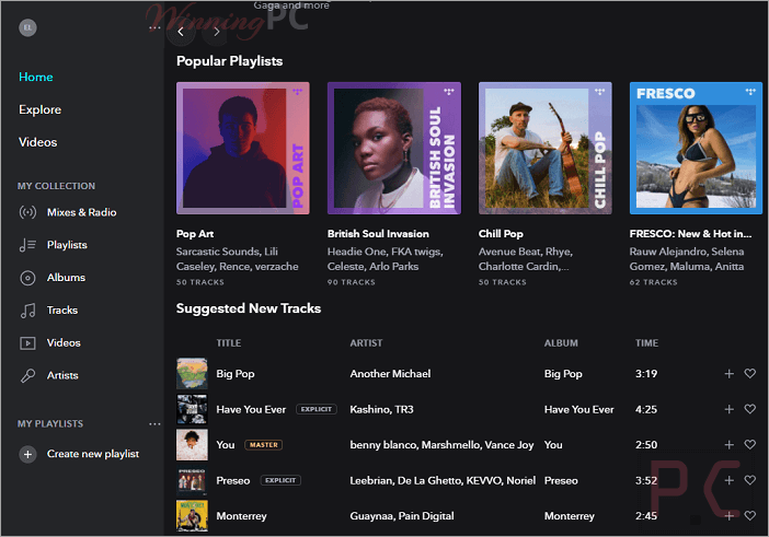 Tidal Premium Plan Screenshot