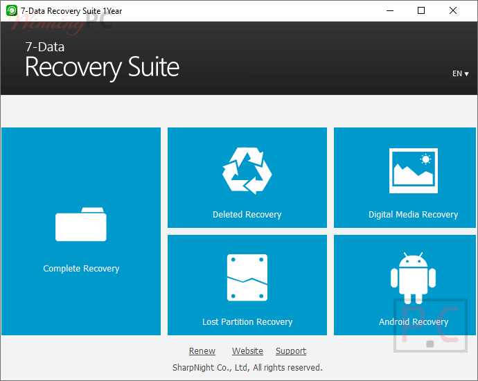 7 Data Recovery Suite Screenshot