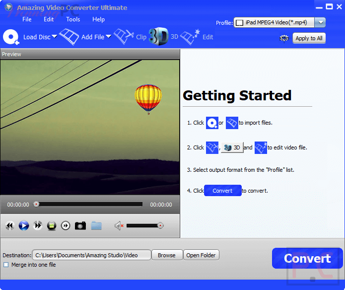 Amazing Video Converter Ultimate Screenshot Amazing Video Converter Ultimate Screenshot