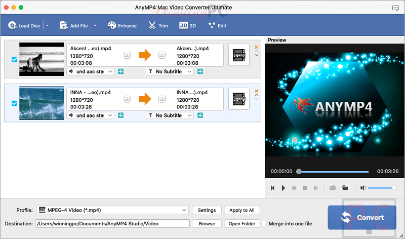 Convert Anymp4 Mac Video Converter Ultimate Convert Anymp4 Mac Video Converter Ultimate