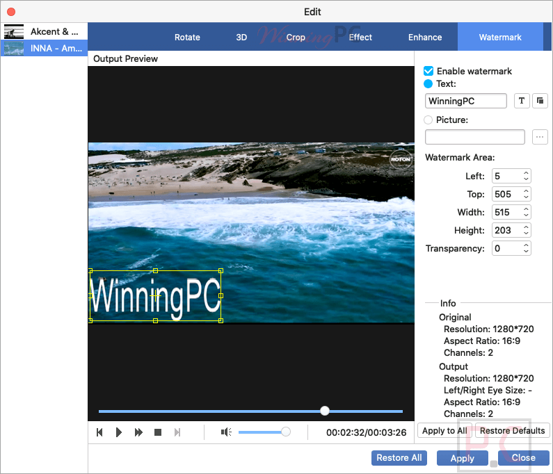 Edit Anymp4 Mac Video Converter Ultimate Edit Anymp4 Mac Video Converter Ultimate