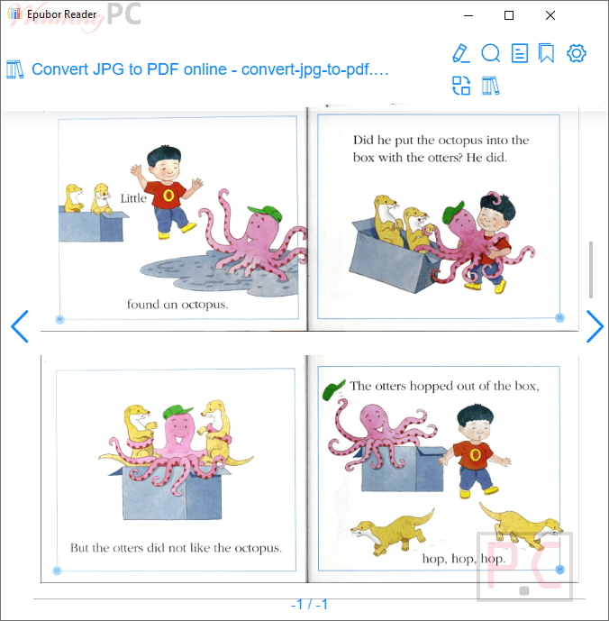 Epubor Reader Reading