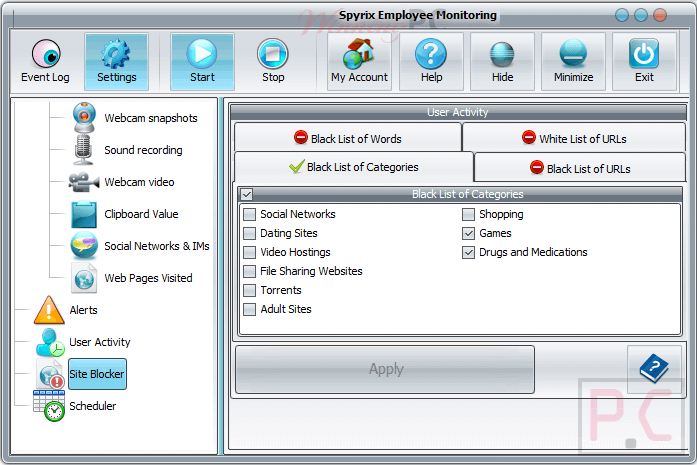 Spyrix Employee Monitoring Site Blocker Spyrix Employee Monitoring Site Blocker