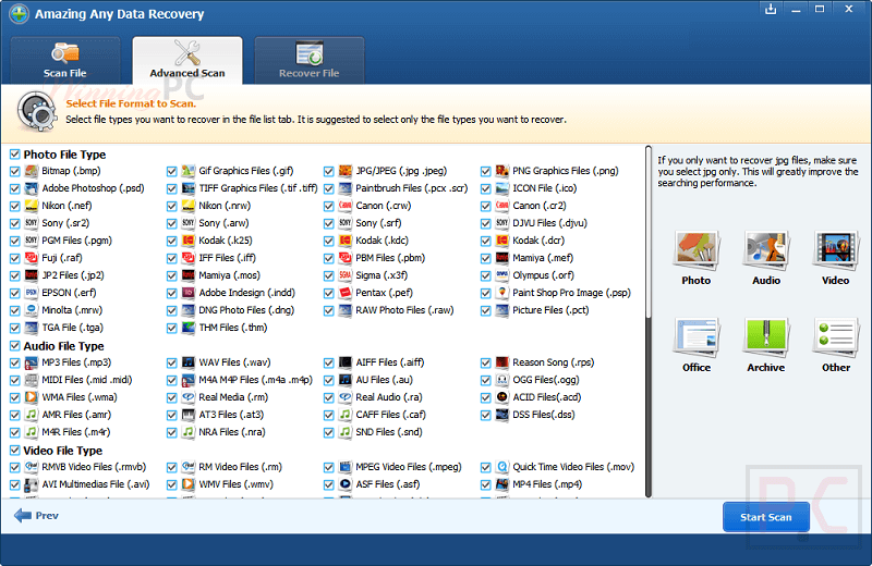 Amazing Any Data Recovery All Support Files Amazing Any Data Recovery All Support Files
