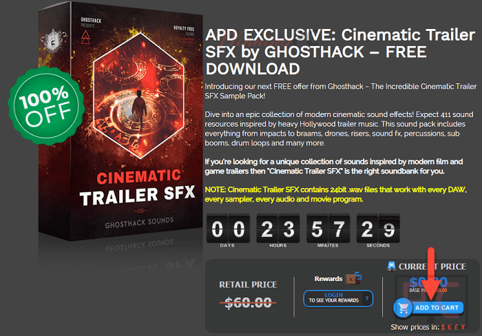 Cinematic Trailer Sfx Giveaway Page Cinematic Trailer Sfx Giveaway Page