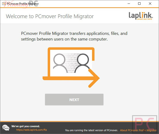 Laplink Pcmover Profile Migrator Screenshot