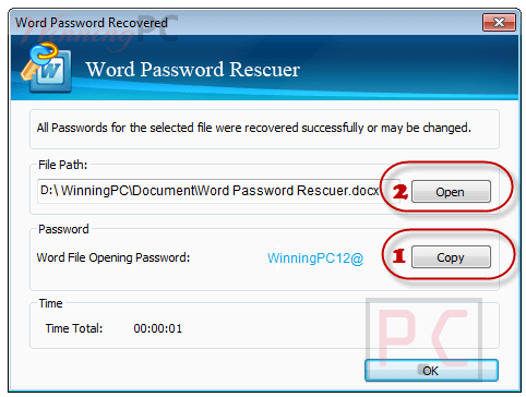 Recovery Daossoft Word Password Rescuer