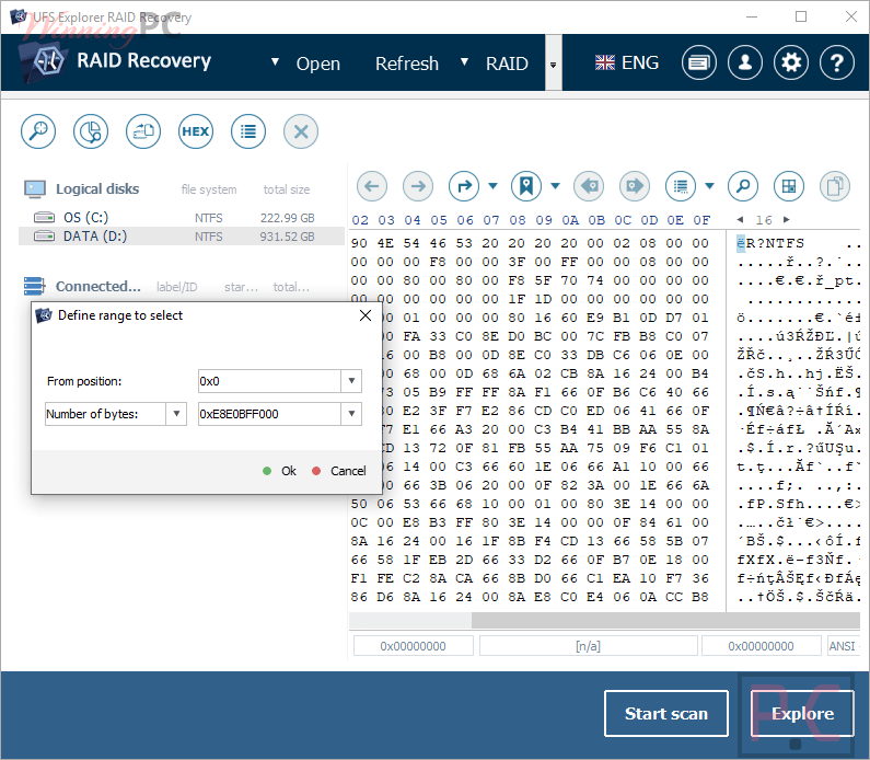 Hexadecimal View Ufs Explorer Raid Recovery Hexadecimal View Ufs Explorer Raid Recovery