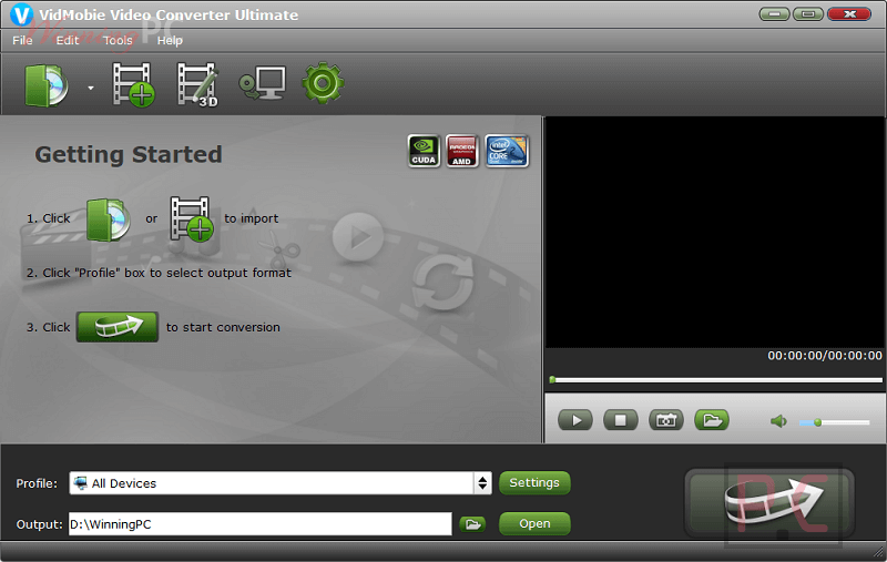 Vidmobie Video Converter Ultimate Screenshot